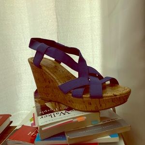Navy Montego Bay Club Strapped Heels